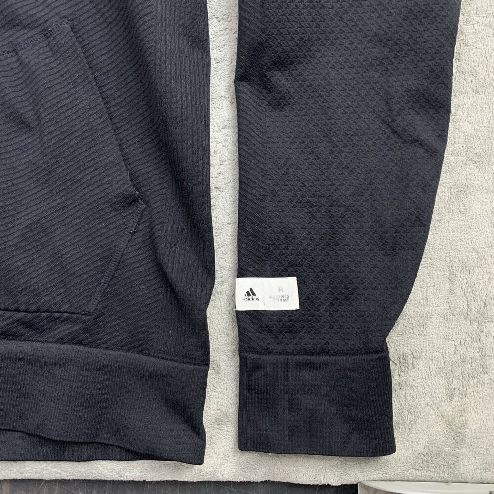 Adidas Reigning Champ Jacket Mens Large Gray Full Zip Knit Athletic Outerwear - Picture 2 of 9